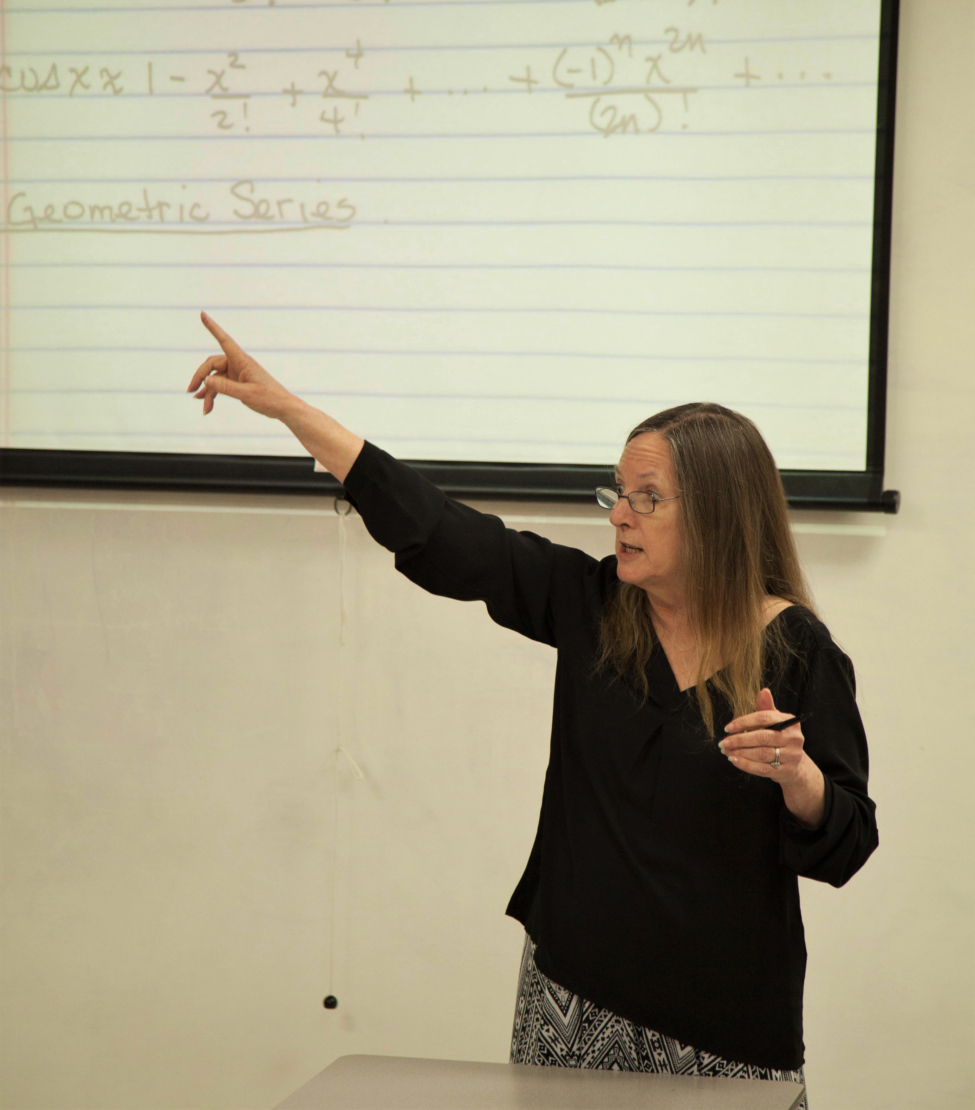 Doris Kottwitz, Plano East BC Calculus classroom 